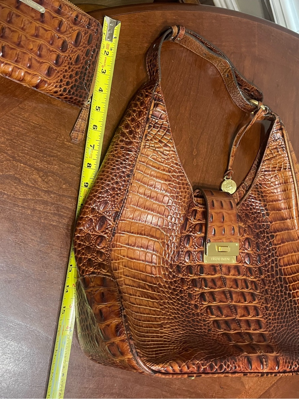 Brahmin Pecan shoulder bag & Wallet Set - Picture 5 of 16